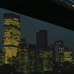 Nightfall in Lower Manhatta...