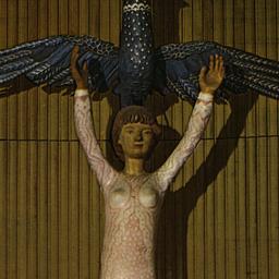 [Teakwood statue by Henrick...
