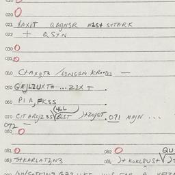 Eastern questionnaire, answ...