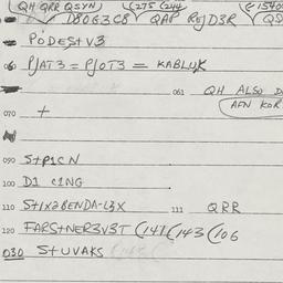 Eastern questionnaire, answ...