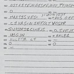 Eastern questionnaire, answ...
