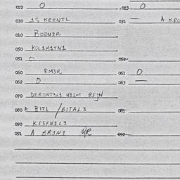 Eastern questionnaire, answ...