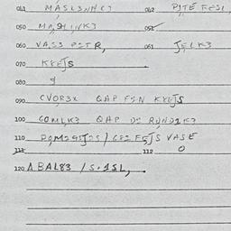 Eastern questionnaire, answ...