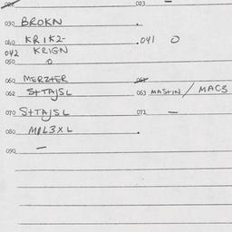 Eastern questionnaire, answ...