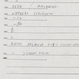Eastern questionnaire, answ...
