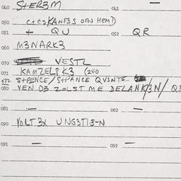 Eastern questionnaire, answ...