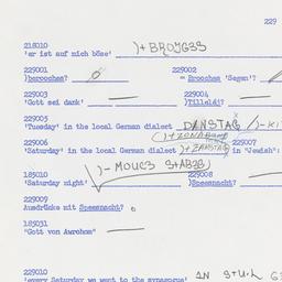 Western questionnaire, answ...