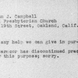 Carnegie Turn-Downs, Church...