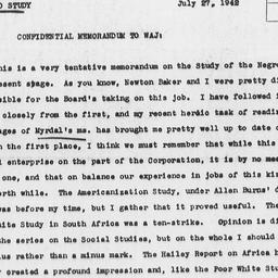Memorandum from Frederick P...