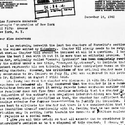 Letter from Eleanor C. Isbe...