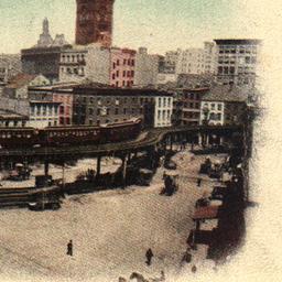 Elevated Railroad, New York.