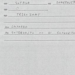 Eastern questionnaire, answ...