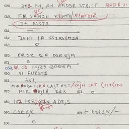 Eastern questionnaire, answ...