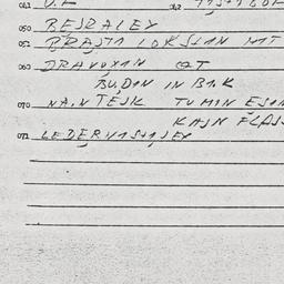 Eastern questionnaire, answ...