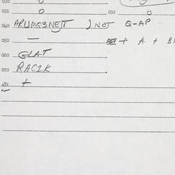 Eastern questionnaire, answ...