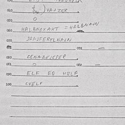 Eastern questionnaire, answ...