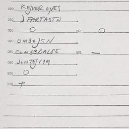 Eastern questionnaire, answ...