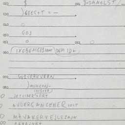 Eastern questionnaire, answ...