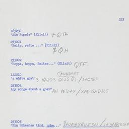 Western questionnaire, answ...