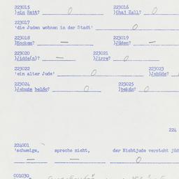 Western questionnaire, answ...