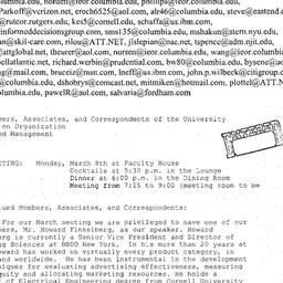 Announcements, 2004-03-04. ...