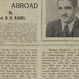 Tibetan Missions Abroad