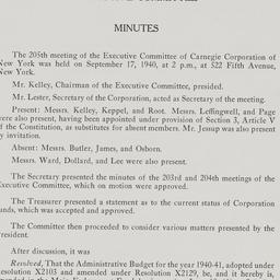 Executive Committee Meeting...