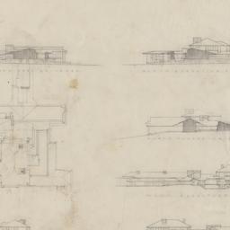 Plan, elevations