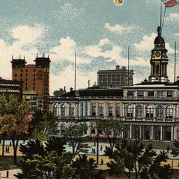 New York. City Hall and Park.