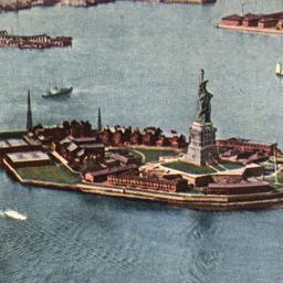 Bedloes Island Showing Stat...