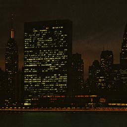 View from East River at Night