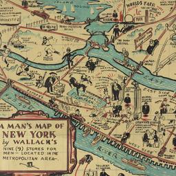 A man's map of New York...