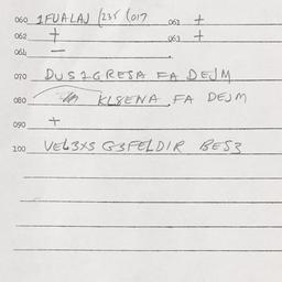 Eastern questionnaire, answ...