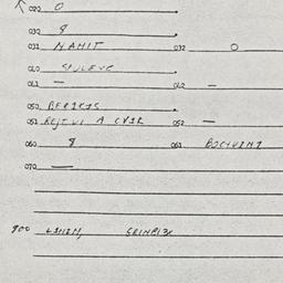 Eastern questionnaire, answ...