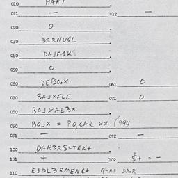 Eastern questionnaire, answ...