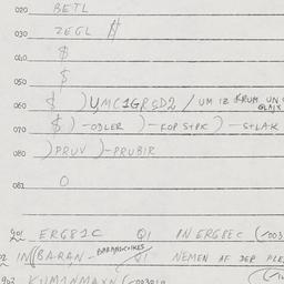 Eastern questionnaire, answ...