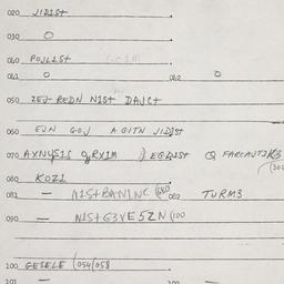 Eastern questionnaire, answ...