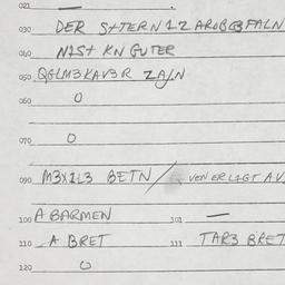 Eastern questionnaire, answ...
