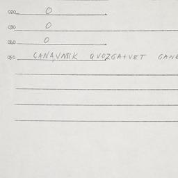 Eastern questionnaire, answ...