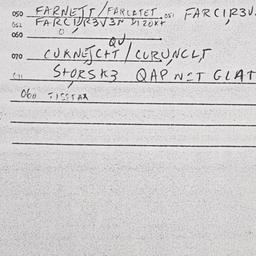 Eastern questionnaire, answ...