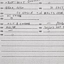 Eastern questionnaire, answ...