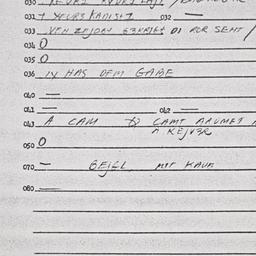 Eastern questionnaire, answ...