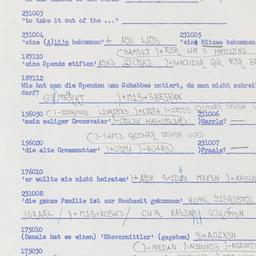Western questionnaire, answ...