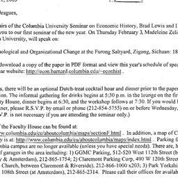 Announcements, 2005-02-03. ...