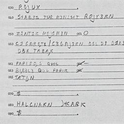 Eastern questionnaire, answ...