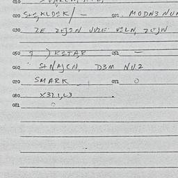Eastern questionnaire, answ...