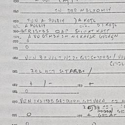 Eastern questionnaire, answ...