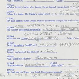 Western questionnaire, answ...