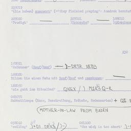 Western questionnaire, answ...