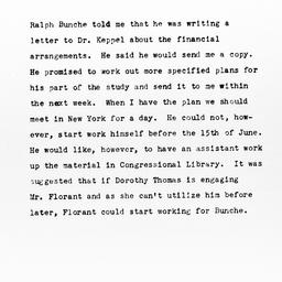 Note regarding May 10, 1939...